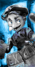 Load image into Gallery viewer, 6.375"x12" Card Art Prints from Crime Set 5