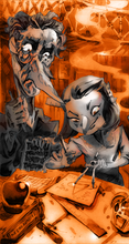 Load image into Gallery viewer, 6.375"x12" Card Art Prints from Crime Set 2
