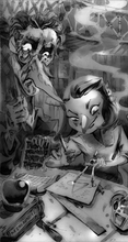 Load image into Gallery viewer, 6.375"x12" Card Art Prints from Crime Set 2
