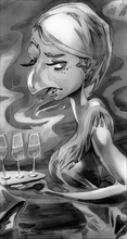 Load image into Gallery viewer, 6.375"x12" Card Art Prints from Crime Set 3
